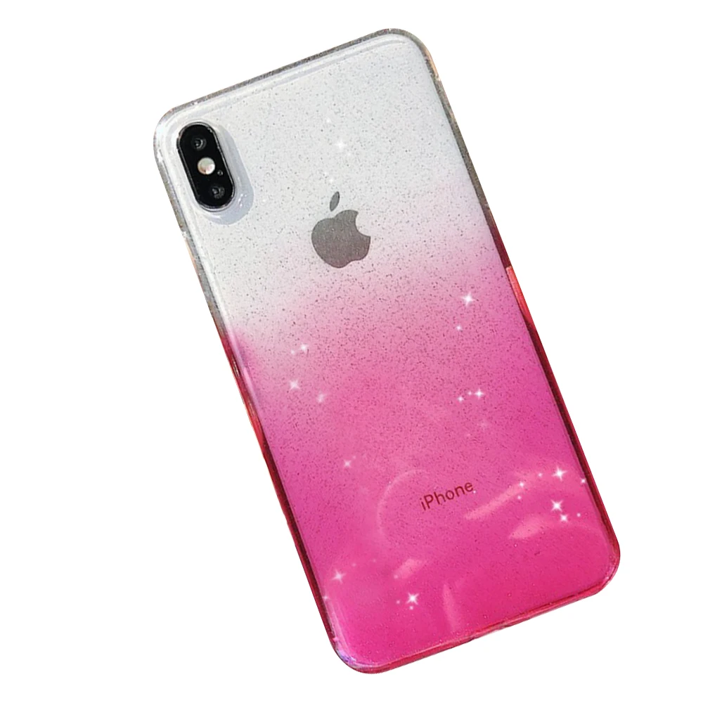 For iPhone X XR XS 11 Pro Max 8 7 6 6s Plus Sparkle Glitter Rainbow Gradient Color Transparent Soft Silicone TPU Back Case Cover
For iPhone X XR XS 11 Pro Max 8 7 6 6s Plus Sparkle Glitter Rainbow Gradient Color Transparent Soft Silicone TPU Back Case Cover