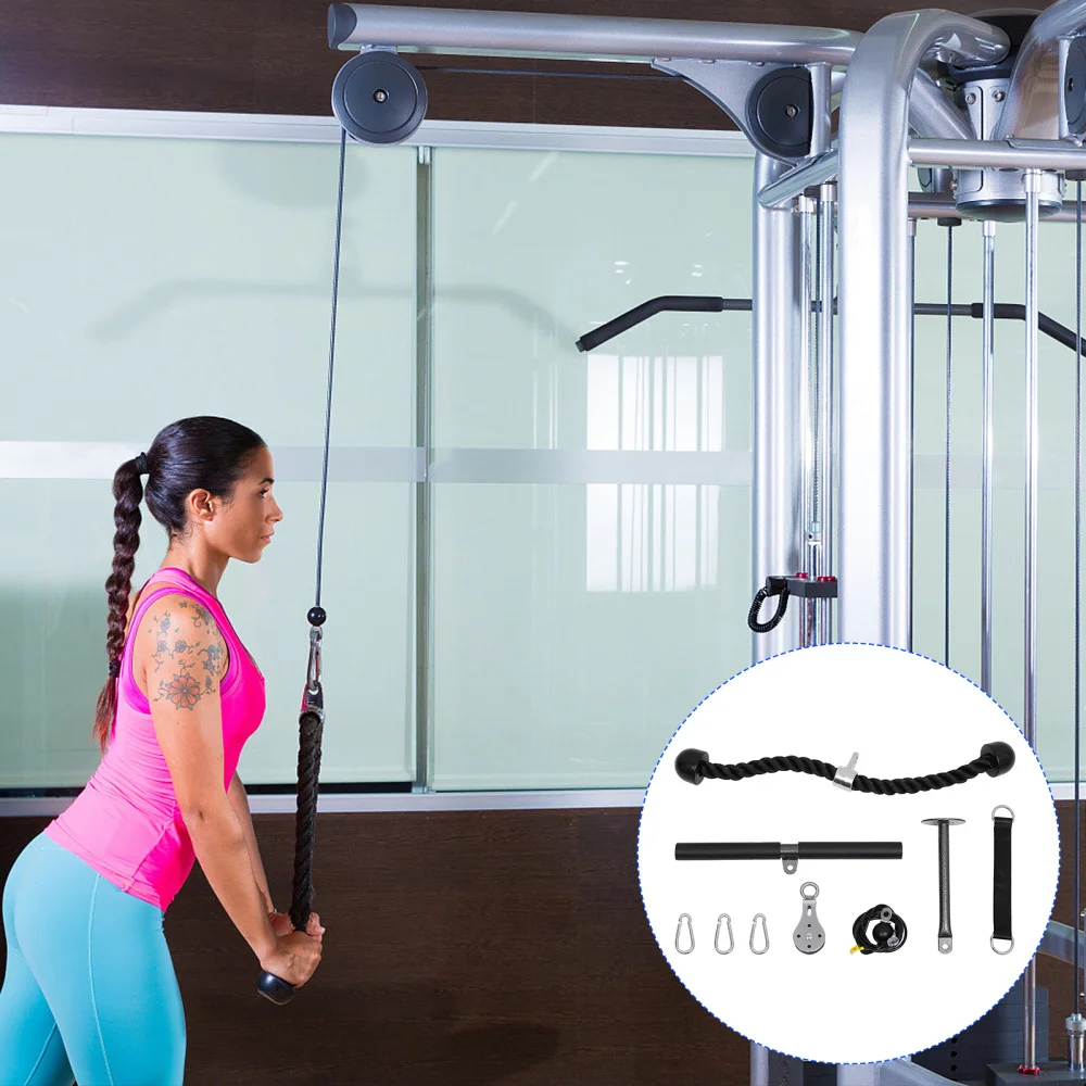 1 Set Tricep Trainer Forearm Wrist Roller Trainer Fitness Equipment Set
1 Set Tricep Trainer Forearm Wrist Roller Trainer Fitness Equipment Set