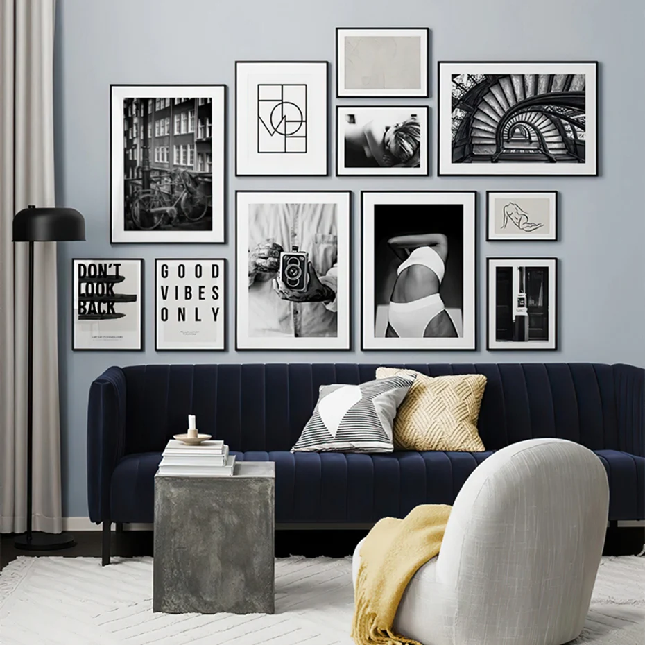 Canvas Black and White Vintage Poster Art Prints Nordic Living Room Minimalist Pictures Decoration Bedroom Bedside Wall Painting
Canvas Black and White Vintage Poster Art Prints Nordic Living Room Minimalist Pictures Decoration Bedroom Bedside Wall Painting
