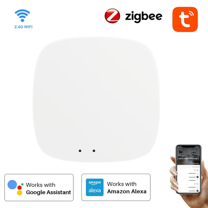 Tuya ZigBee 3.0 Bridge Smart Gateway Hub Smart Home Bridge Smart Life APP Wireless Remote Controller Work with Alexa Google Home
Tuya ZigBee 3.0 Bridge Smart Gateway Hub Smart Home Bridge Smart Life APP Wireless Remote Controller Work with Alexa Google Home