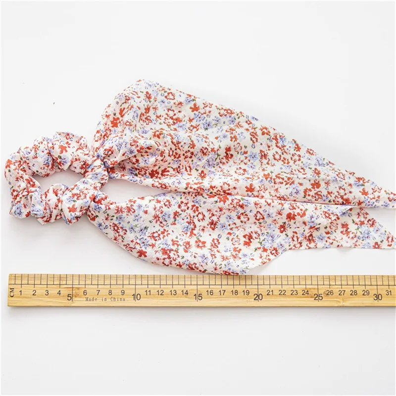 Women Streamers Scrunchies Beautiful Floral Print Elastic Bow Hair Rope Girls Hair Ties Korean Sweet Hair Accessories Headwear
Women Streamers Scrunchies Beautiful Floral Print Elastic Bow Hair Rope Girls Hair Ties Korean Sweet Hair Accessories Headwear