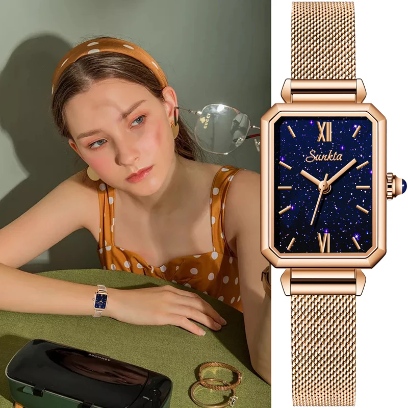 Women Watches NEW Square Fashion Montre Femme Luxury Ladies Ultra-thin Waterproof Bracelet Watches For Women Leather Strap Clock
Women Watches NEW Square Fashion Montre Femme Luxury Ladies Ultra-thin Waterproof Bracelet Watches For Women Leather Strap Clock