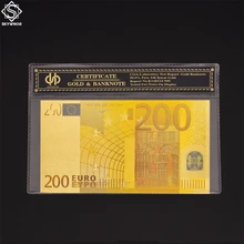 Euro banknotes Euro 200 Paper Money World Bill Currency Note In Plastic Sleeve