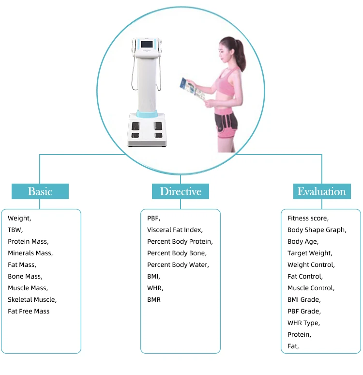 Multi Frequency Segmental Body Fat Analyzer Body Composition Analyzer for Health Center 
Multi Frequency Segmental Body Fat Analyzer Body Composition Analyzer for Health Center