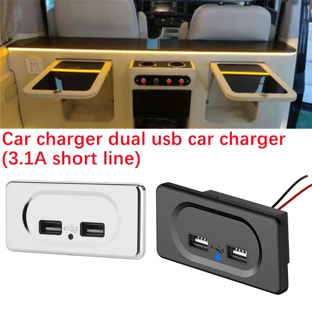 3.1A Dual USB Ports Charger Socket For 12V Car Boat Motorhome Caravan USB Charger With Blue LED Indicator Car Accessorry 2022
3.1A Dual USB Ports Charger Socket For 12V Car Boat Motorhome Caravan USB Charger With Blue LED Indicator Car Accessorry 2022