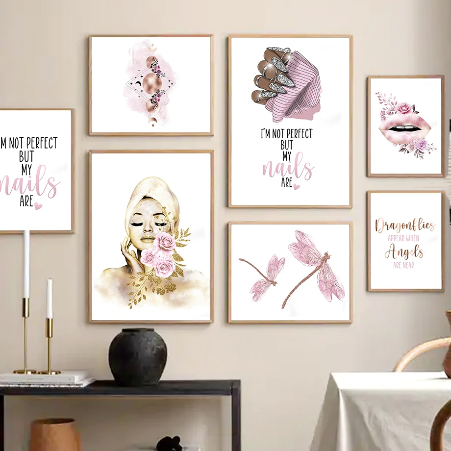 Lip Botox Spa Butterfly Nail Tech Moon Wall Art Canvas Painting Nordic Posters And Prints Wall Pictures For Beauty Salon Decor
Lip Botox Spa Butterfly Nail Tech Moon Wall Art Canvas Painting Nordic Posters And Prints Wall Pictures For Beauty Salon Decor