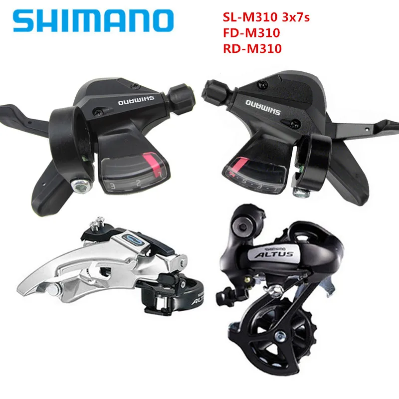 SHIMANO Altus M310 мини набор 7 8 скоростей 21s 24s MTB велосипед FD передний/RD задний