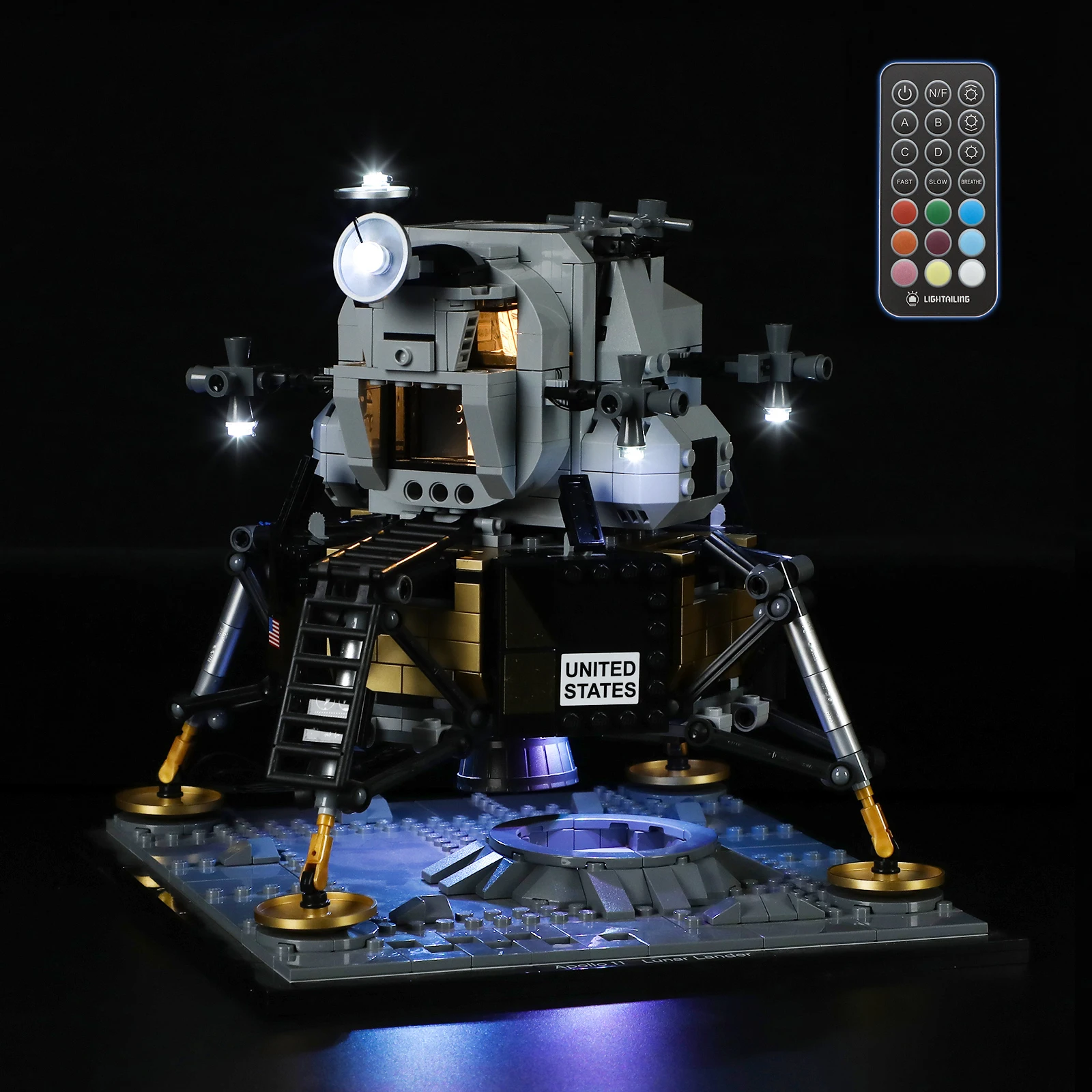 

JOY MAGS Led Light Kit for 10266 Apollo 11 Lunar Lander Remote Control Version (NOT Include Model)