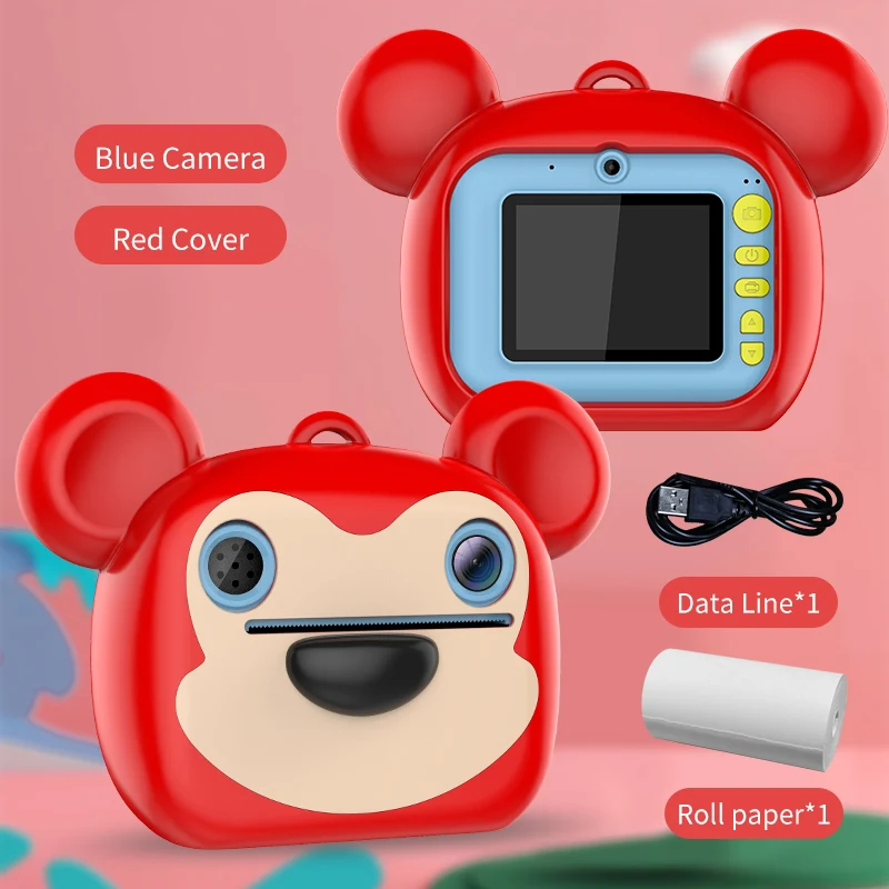 Children Camera Instant Print Camera For Kids Birthday Gift 24MP 1080P Digital Camera With Thermal Photo Paper Child Toys Camera
Children Camera Instant Print Camera For Kids Birthday Gift 24MP 1080P Digital Camera With Thermal Photo Paper Child Toys Camera