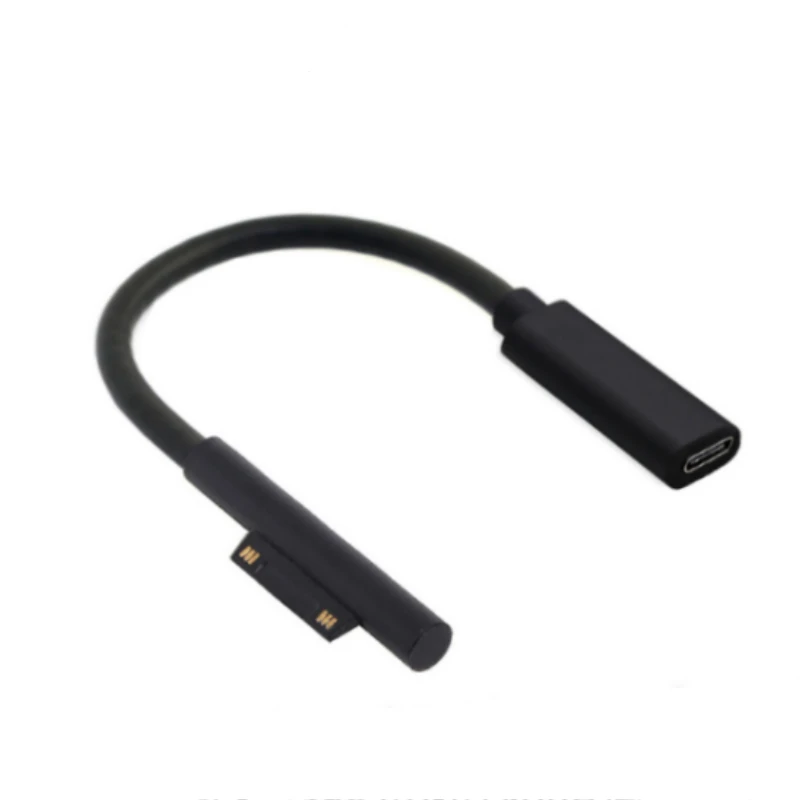 Кабель-адаптер зарядный USB Type-C для Microsoft Surface Pro 4 5 6 Go 0 2 м 15 В постоянного тока |