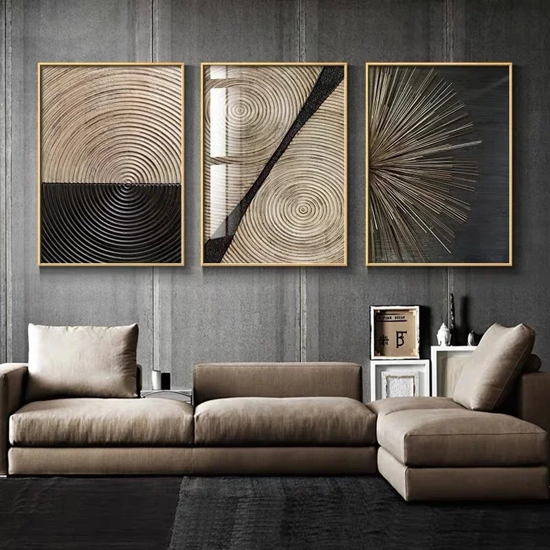 Nordic Abstract Decorative Painting Black Gold Wood Ring Radial Lines Canvas Painting Scandinavia Wall Picture Home Decor Poster
Nordic Abstract Decorative Painting Black Gold Wood Ring Radial Lines Canvas Painting Scandinavia Wall Picture Home Decor Poster