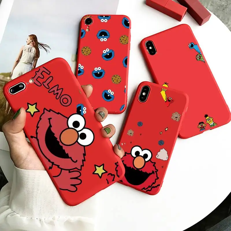 Ins Sesame Street Cookie Case Phone Case Red Candy Color for iPhone 11 12 mini pro XS MAX 8 7 6 6S Plus X SE 2020 XR
Ins Sesame Street Cookie Case Phone Case Red Candy Color for iPhone 11 12 mini pro XS MAX 8 7 6 6S Plus X SE 2020 XR