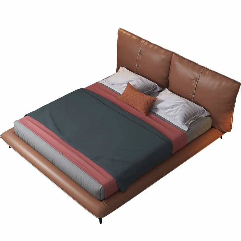 Italian minimalist bed double bed postmodern luxury bed cloth bed modern minimalist
Italian minimalist bed double bed postmodern luxury bed cloth bed modern minimalist