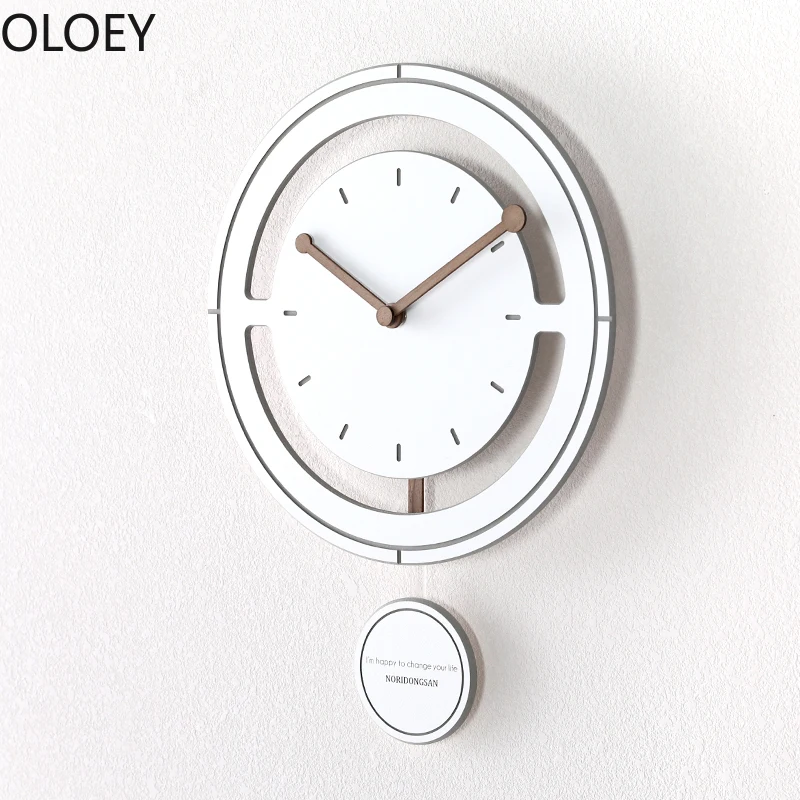 White Nordic 3d Wall Clocks Wood Decor Pendulum Clock Wall Watch Mechanism Living Room Simple Modern Bedroom Silent Cuckoo Clock
White Nordic 3d Wall Clocks Wood Decor Pendulum Clock Wall Watch Mechanism Living Room Simple Modern Bedroom Silent Cuckoo Clock