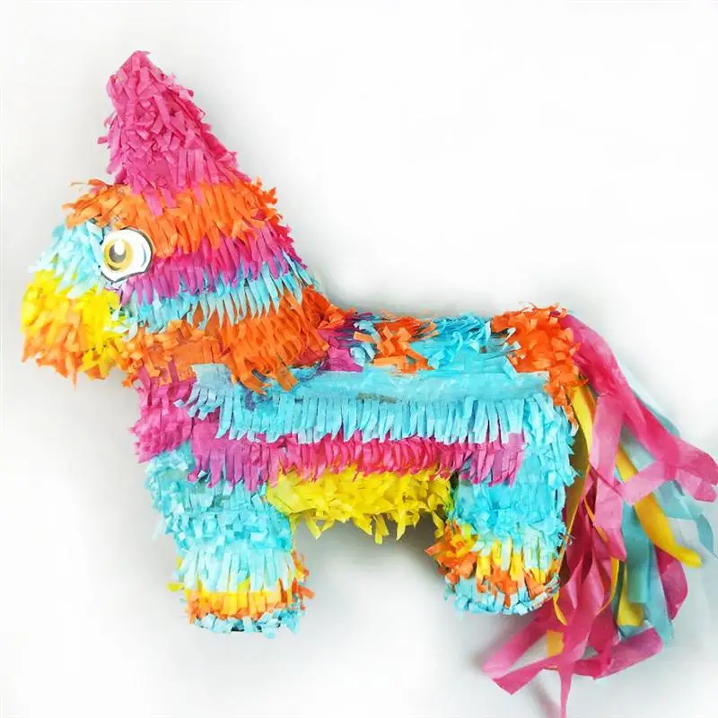 Donkey Pinata Paper Pinata Rainbow Donkey Shape Game Props Sugar Beat Creative Decoration For Children Birthday Party
Donkey Pinata Paper Pinata Rainbow Donkey Shape Game Props Sugar Beat Creative Decoration For Children Birthday Party
