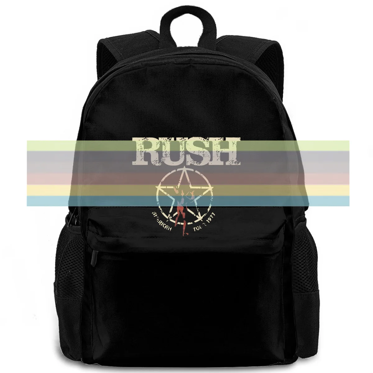 Rush 'American Tour 1977' Mens Black Harajuku Basic women men backpack laptop travel school adult student
Rush 'American Tour 1977' Mens Black Harajuku Basic women men backpack laptop travel school adult student