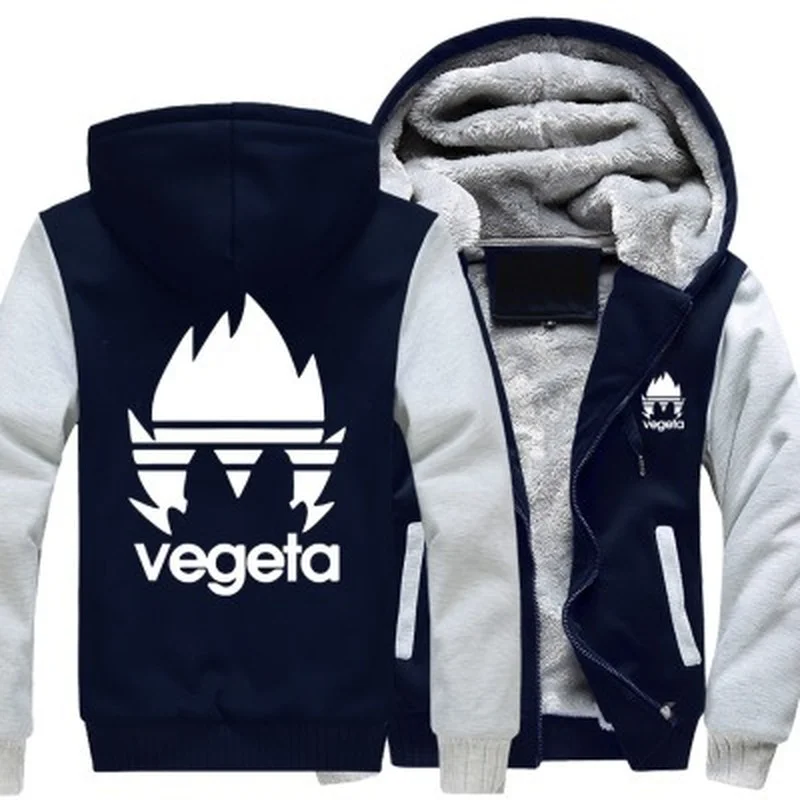 NEW Hoodies Men Vegeta Logo Jacket Thicken Hoodie Mens Zipper Winter Warm Fleece Coat Male Tracksuits clothes men sweatshirt
NEW Hoodies Men Vegeta Logo Jacket Thicken Hoodie Mens Zipper Winter Warm Fleece Coat Male Tracksuits clothes men sweatshirt