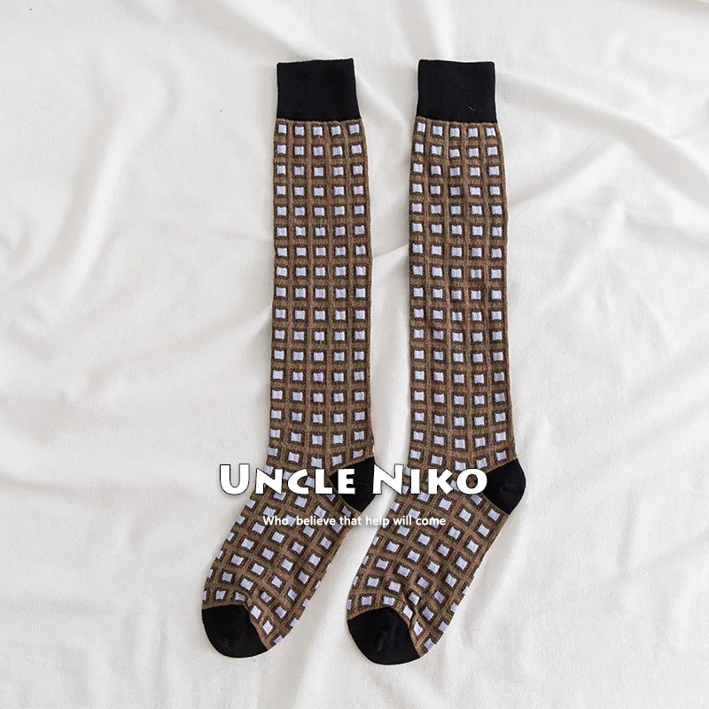 Plaid Sock for Woman Crew Knee High Women Socks Adult Kawaii Ladies Warm Sox Patchwork Cotton Winter Female Trendy Calcetines
Plaid Sock for Woman Crew Knee High Women Socks Adult Kawaii Ladies Warm Sox Patchwork Cotton Winter Female Trendy Calcetines