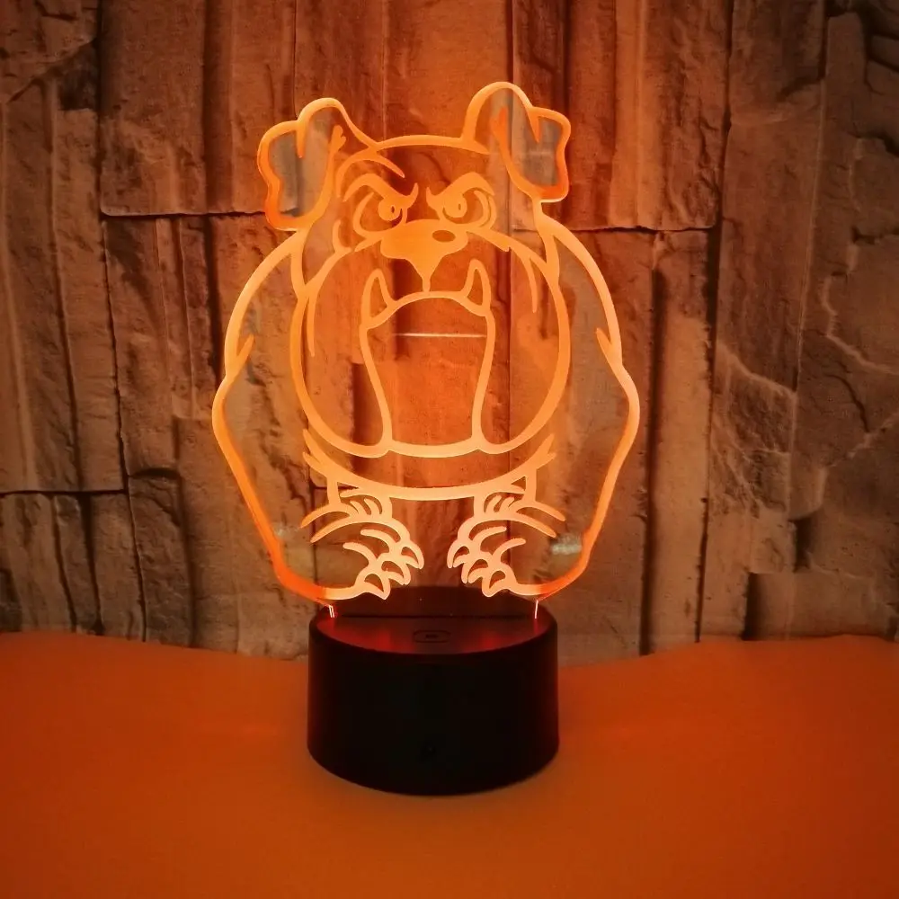 Bulldog Pugs Dog LED RGB Night Light 7 Color Change Desk Light Action Figure PVC Kids Toys Brinquedos Christmas Gift
Bulldog Pugs Dog LED RGB Night Light 7 Color Change Desk Light Action Figure PVC Kids Toys Brinquedos Christmas Gift