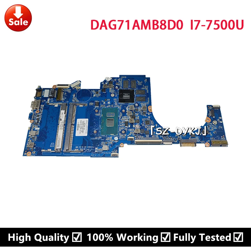 Материнская плата для ноутбука HP PAVILION 14-BK DAG71AMB8D0 i7-7500U 927269-001 927269-601
Материнская плата для ноутбука HP PAVILION 14-BK DAG71AMB8D0 i7-7500U 927269-001 927269-601