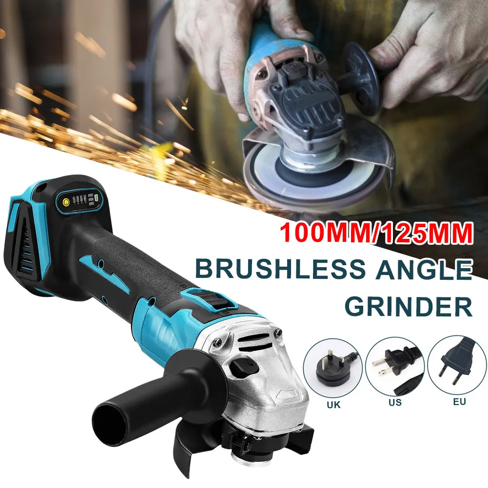 New 2021 Brushless Cordless Impact Angle Grinder Power Tools Polishing Grinding Metal Cutting Machine 125mm 88V
New 2021 Brushless Cordless Impact Angle Grinder Power Tools Polishing Grinding Metal Cutting Machine 125mm 88V