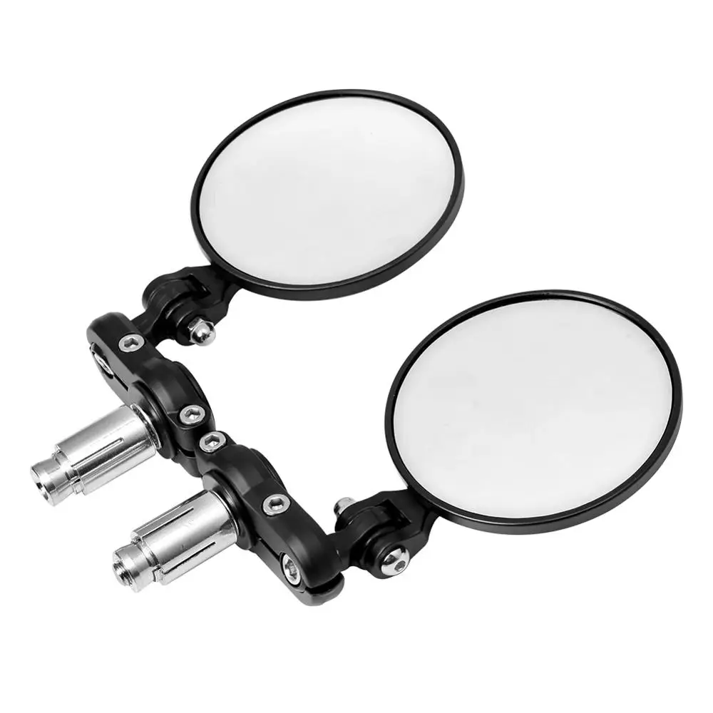 Универсальные мотоциклетные зеркала 7/8 дюйма 22 мм 3 круглые зеркальные боковые на