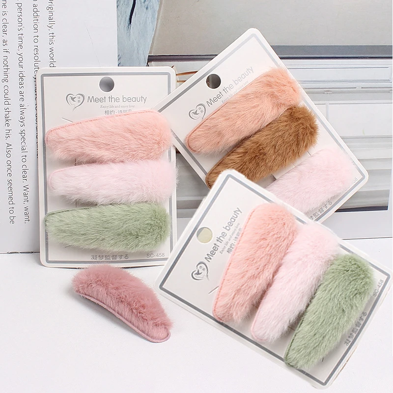 3PCS Candy Color Faux Rabbit Fur Hair Clip Winter Plush Hairpins Barrettes for Girls Kids Hair Accessories Headwear BB Clips
3PCS Candy Color Faux Rabbit Fur Hair Clip Winter Plush Hairpins Barrettes for Girls Kids Hair Accessories Headwear BB Clips