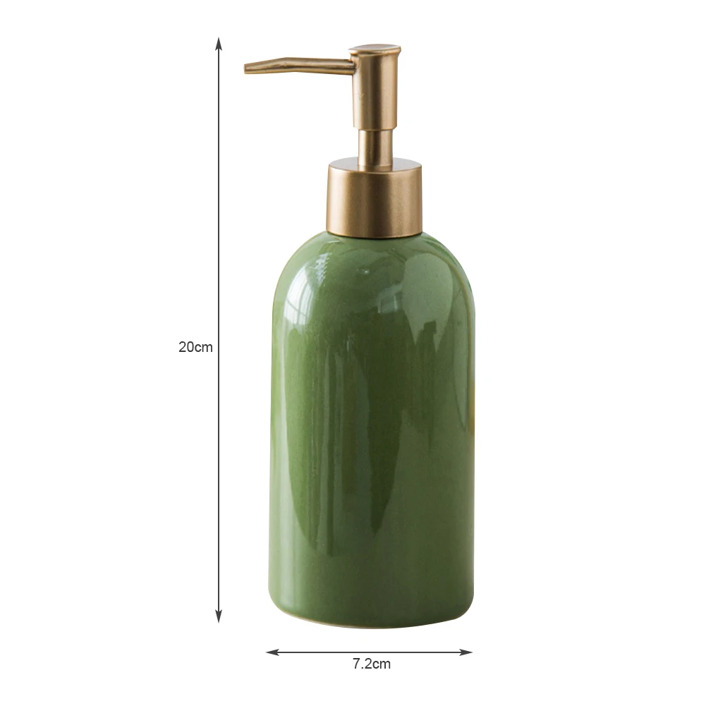420 мл керамический дозатор жидкого мыла бутылка для шампуня дезинфицирующее