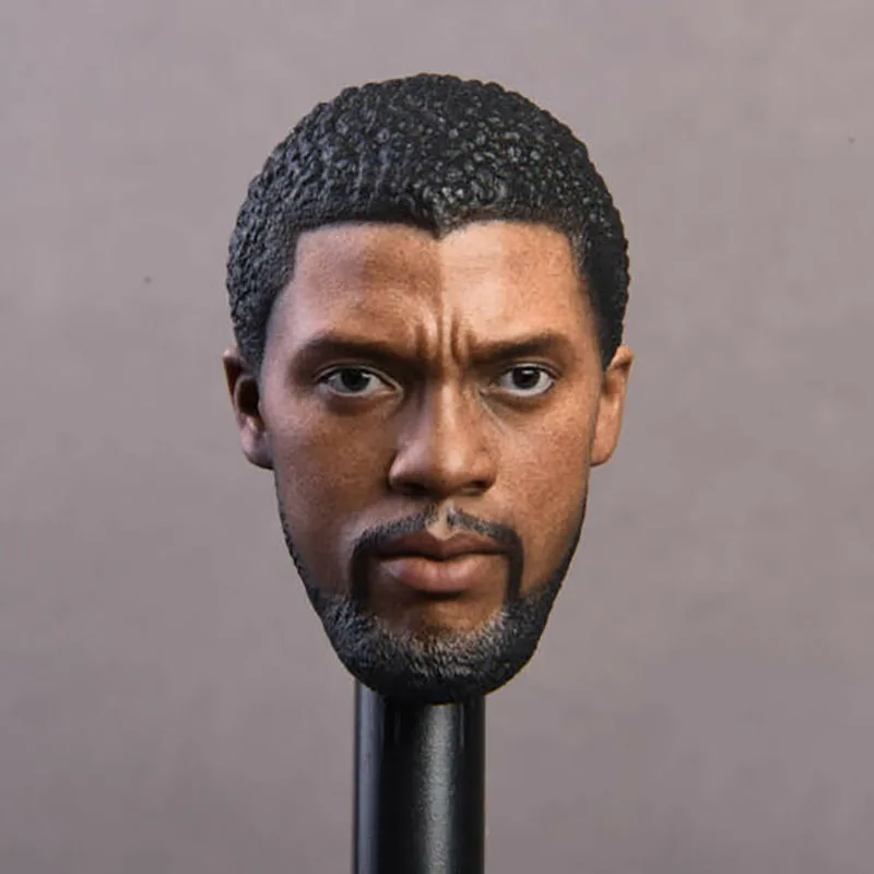 1/6 Chadwick Boseman Head Sculpt PVC Black Male Head Carving Fit 12'' Action Figure Body
1/6 Chadwick Boseman Head Sculpt PVC Black Male Head Carving Fit 12'' Action Figure Body