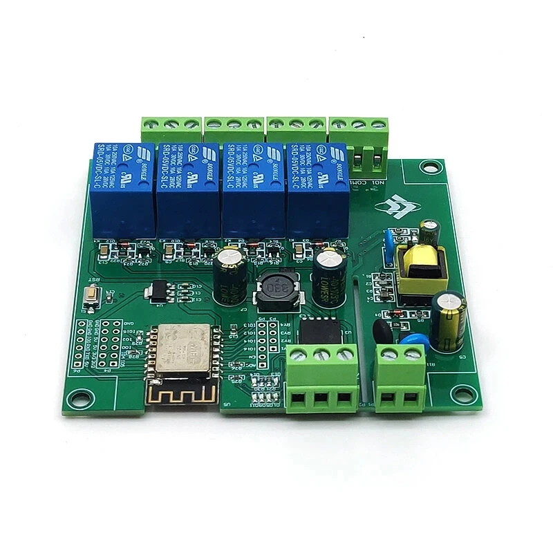 

AC/DC Power Supply ESP8266 Wireless WIFI 4 Channel Relay Module ESP-12F Wifi Development Board for Arduino AC90-250V/DC7-30V/5V