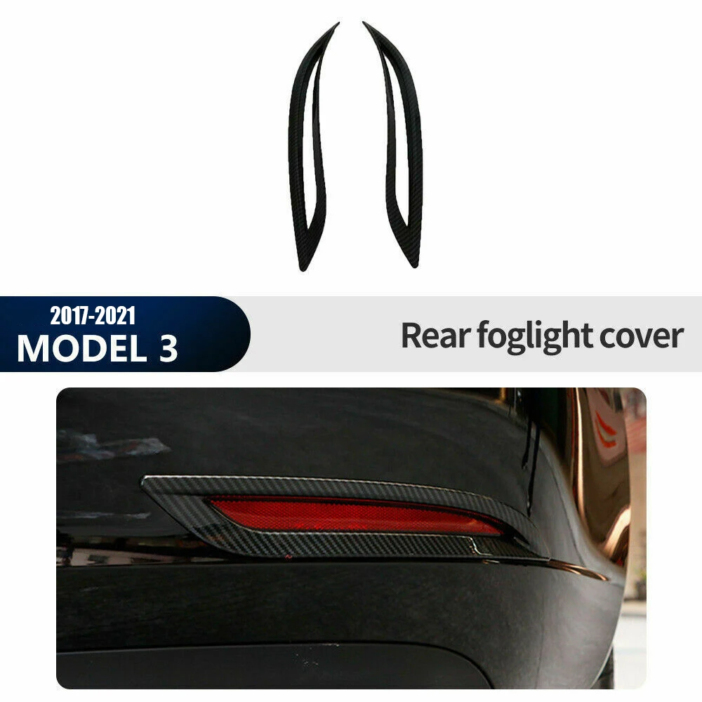 Matte Carbon Fiber For Tesla Model 3 Rear Fog Lamp Decorative Frame Taillight Protective Cover Modified Accessories Decoration
Matte Carbon Fiber For Tesla Model 3 Rear Fog Lamp Decorative Frame Taillight Protective Cover Modified Accessories Decoration