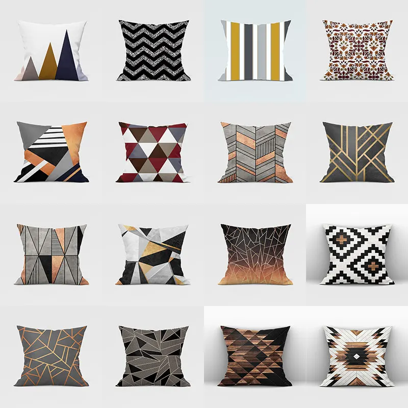 45*45 Pillow Case Grey Geometry Print Pillowcases Decorative Cushion Covers Car Sofa Pillows Cover Poliwslip Free Shipping
45*45 Pillow Case Grey Geometry Print Pillowcases Decorative Cushion Covers Car Sofa Pillows Cover Poliwslip Free Shipping