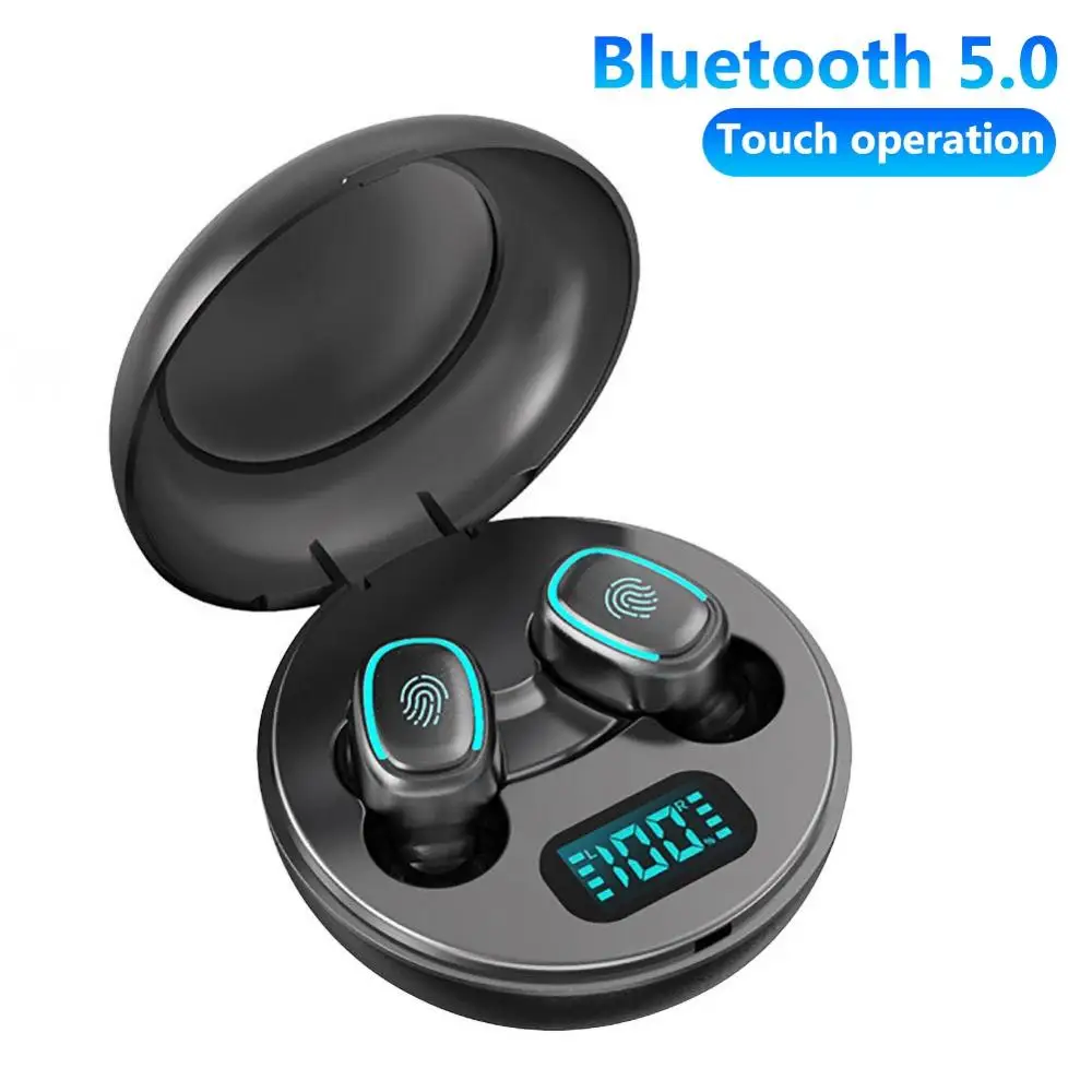 

A10 TWS Bluetooth 5.0 Wireless HiFi In-Ear Earphones with Digital Charging Box Touch Control Noise Cancelling Wireless Earphones