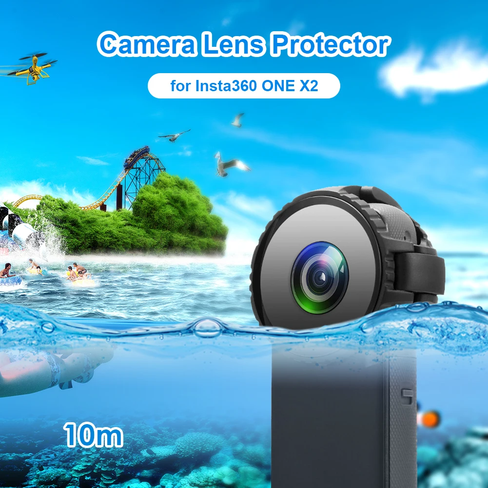 Camera Lens Protective Cap Cover for Insta360 ONE X2 10M Waterproof Lens Guards Upgraded Panoramic Lens Protector Accessories
Camera Lens Protective Cap Cover for Insta360 ONE X2 10M Waterproof Lens Guards Upgraded Panoramic Lens Protector Accessories
