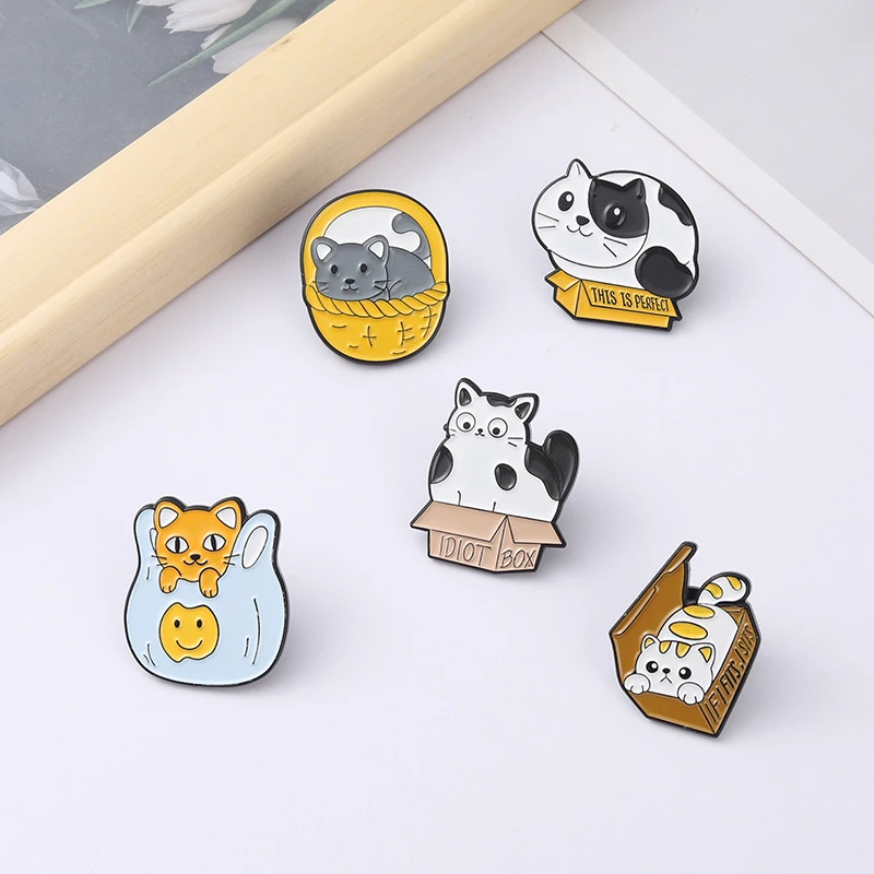 Flower Basket Cat Brooch Carton New Alloy Animal Brooch Pocket Cat Badge Cartoon Cute Flower Cat Shape Brooch Funny Pins
Flower Basket Cat Brooch Carton New Alloy Animal Brooch Pocket Cat Badge Cartoon Cute Flower Cat Shape Brooch Funny Pins