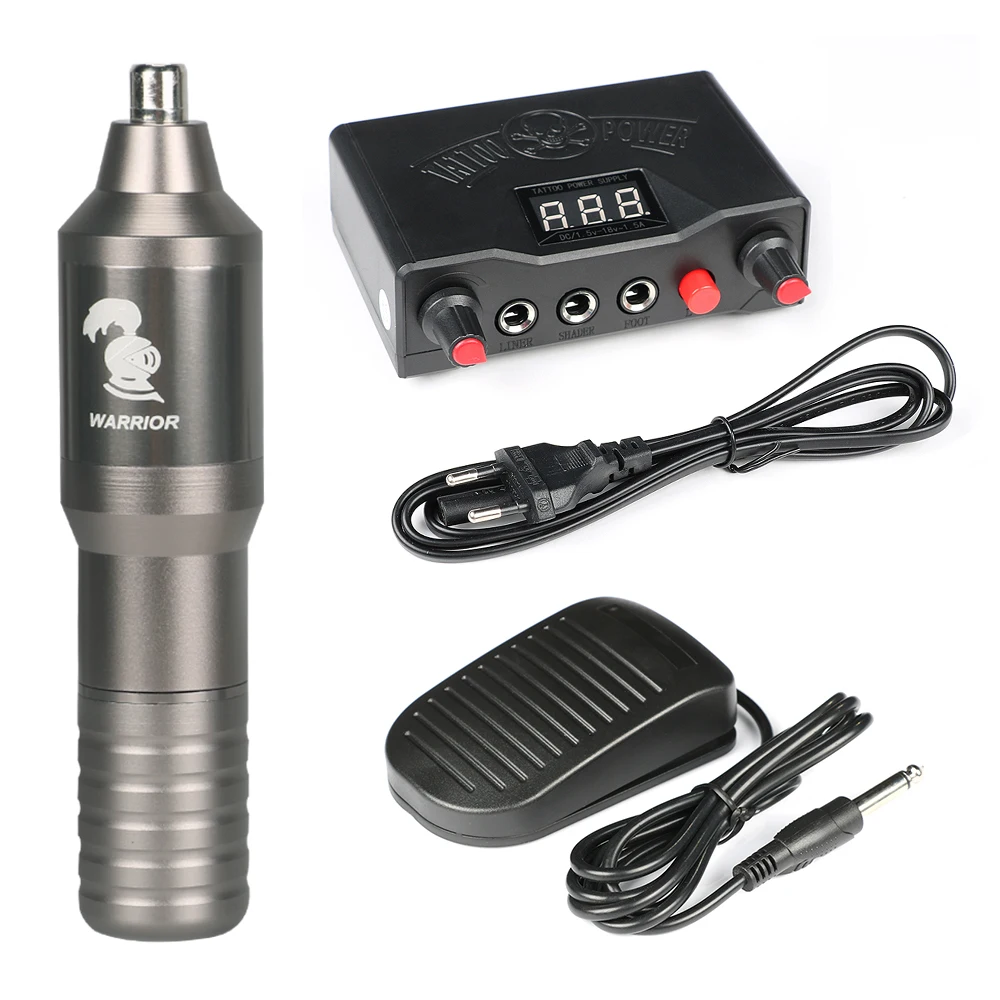 Tattoo Kit Rotary Machine 12000 Rpm Digital Power Supply 18V Foot Switch Professional PMU High Speed Tattoo Supplies Set 
Tattoo Kit Rotary Machine 12000 Rpm Digital Power Supply 18V Foot Switch Professional PMU High Speed Tattoo Supplies Set