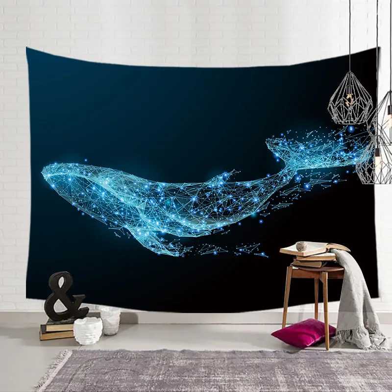 Blue Whale Nordic Ins Background Wall Decorative Cloth Living Room Bedroom Wall Blanket Home Decoration Mural Tapestry
Blue Whale Nordic Ins Background Wall Decorative Cloth Living Room Bedroom Wall Blanket Home Decoration Mural Tapestry