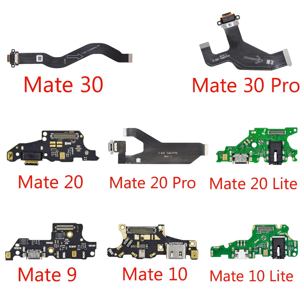 Фото 1 шт. зарядный порт для HuaWei Mate 20 10 30 9 Pro Lite 7 8 соединительная плата детали с
