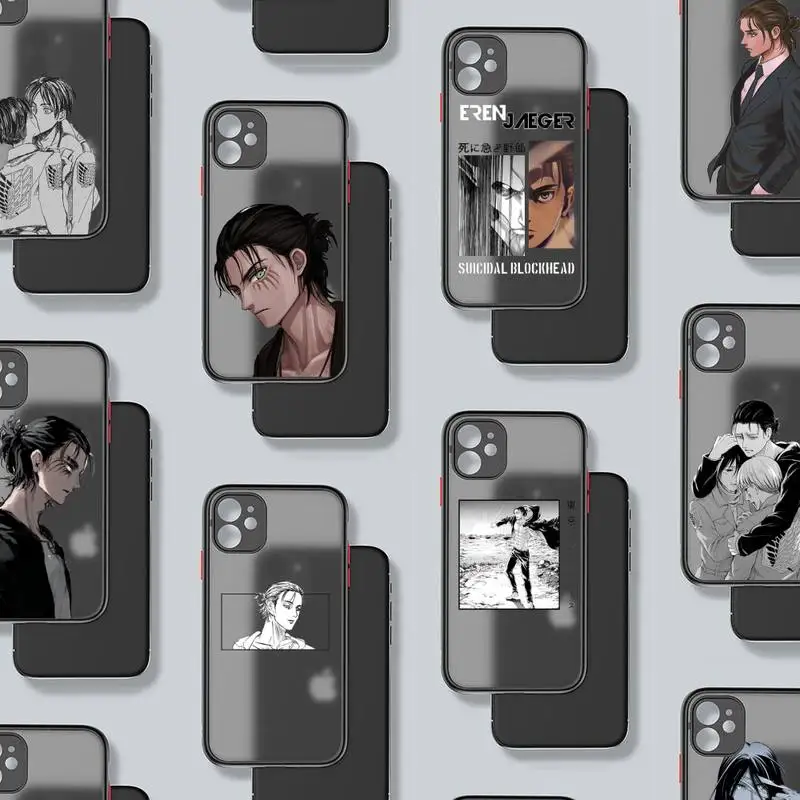 Attack on Titan Eren Japanese manga Phone Case matte transparent For iphone 7 8 11 12 plus mini x xs xr pro max cover 
Attack on Titan Eren Japanese manga Phone Case matte transparent For iphone 7 8 11 12 plus mini x xs xr pro max cover