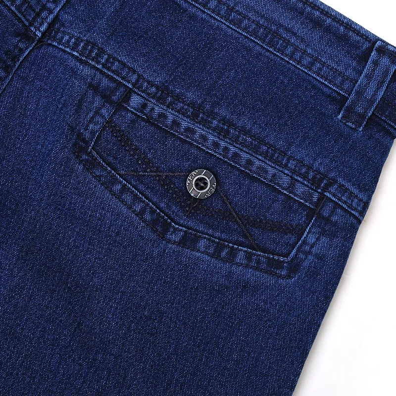 Мужские классические джинсы в деловом стиле дешевые мешковатые прямые брюки из