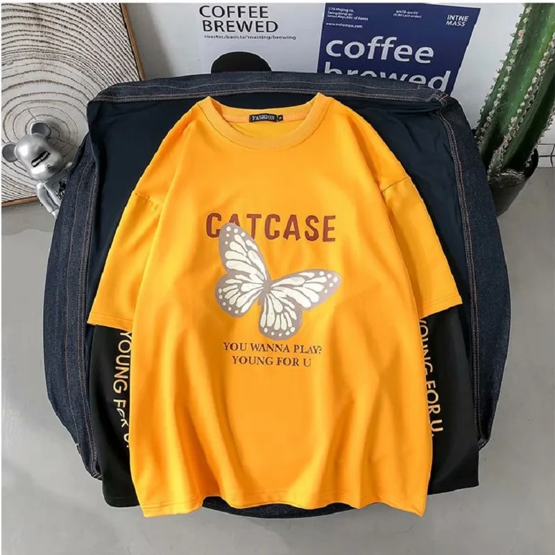 Lovers Thin Fake Two-piece Long-sleeved Sweatshirts Spring and Autumn Men and Women 2021 Bottoming Shirt Trend Loose Pullover
Lovers Thin Fake Two-piece Long-sleeved Sweatshirts Spring and Autumn Men and Women 2021 Bottoming Shirt Trend Loose Pullover