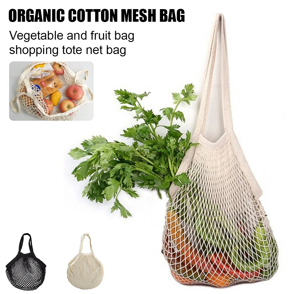 Portable Reusable Grocery Bags Fruit Vegetable Bag Washable Cotton Mesh String Organic Organizer Handbag Short Handle Net Tote
Portable Reusable Grocery Bags Fruit Vegetable Bag Washable Cotton Mesh String Organic Organizer Handbag Short Handle Net Tote