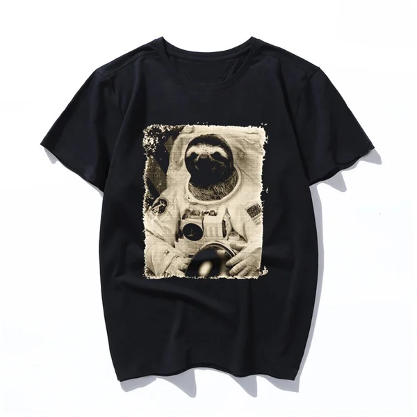 sloth astronaut summer large size loose casual male short sleeve cartoon art letter print female tops fashion T-shirt
sloth astronaut summer large size loose casual male short sleeve cartoon art letter print female tops fashion T-shirt