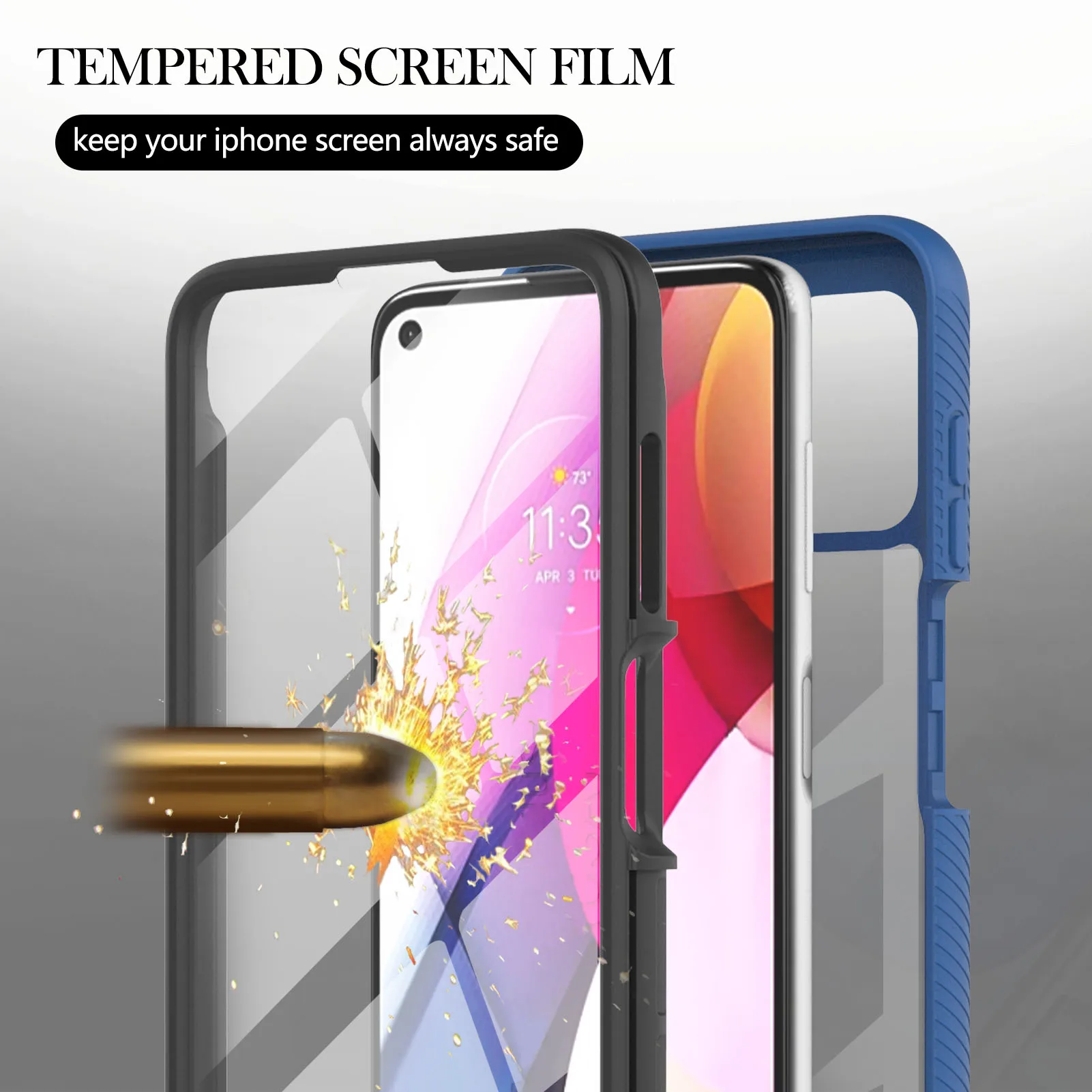 360 Shockproof Rugged Clear Back Shell Phone Case For Motorola E7 G G9 Play Power Stylus Plus One 5G ACE 3 in 1 Protection Cover
360 Shockproof Rugged Clear Back Shell Phone Case For Motorola E7 G G9 Play Power Stylus Plus One 5G ACE 3 in 1 Protection Cover