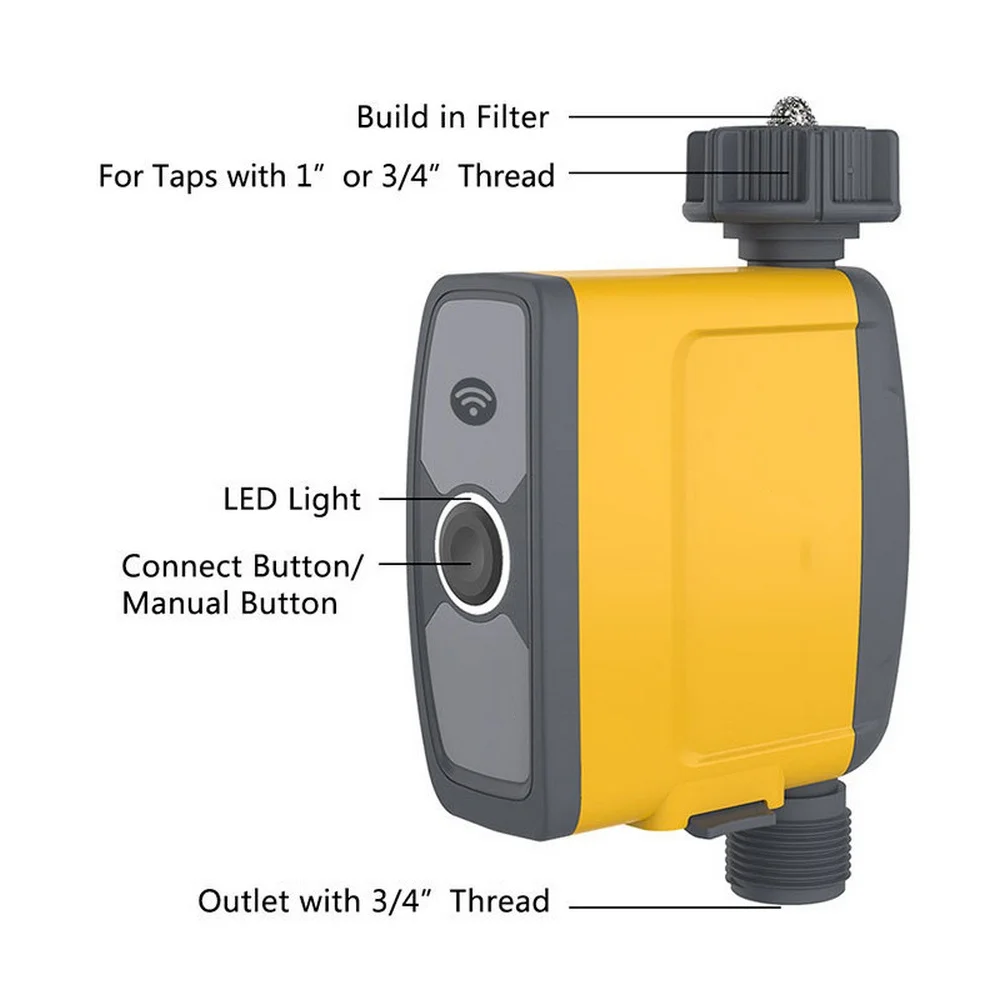 Intelligent Watering Timer Automatic WIFI Watering Timer Watering Device Garden Irrigation Home Garden Irrigation Used Garden 6
Intelligent Watering Timer Automatic WIFI Watering Timer Watering Device Garden Irrigation Home Garden Irrigation Used Garden 6