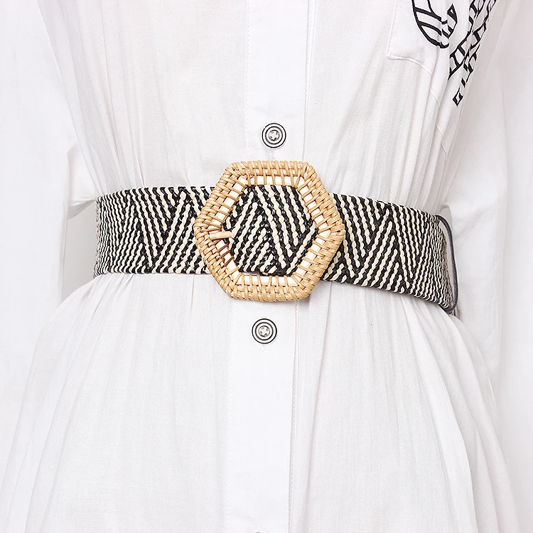 Wooden Buckle Dress Belt for Women Casual Female Braided Wide Strap Female Designer Woven Girls Elastic Pp Straw Belts Bz335
Wooden Buckle Dress Belt for Women Casual Female Braided Wide Strap Female Designer Woven Girls Elastic Pp Straw Belts Bz335