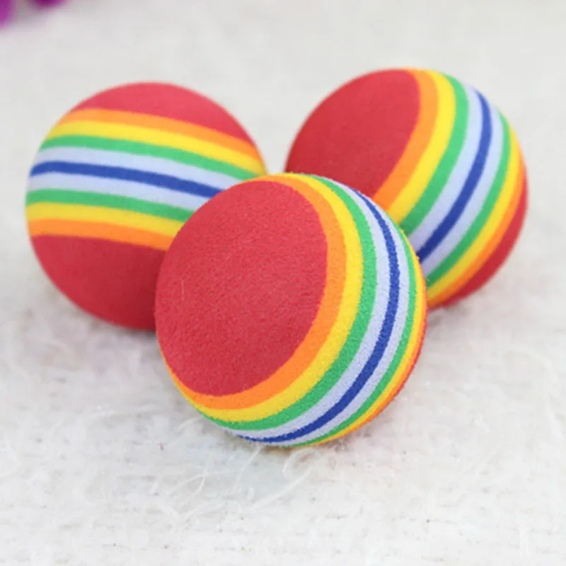 Funny Pet Toy Baby Dog Cat Toys 3.5CM Rainbow Colorful Play Balls For Pets Products YG
Funny Pet Toy Baby Dog Cat Toys 3.5CM Rainbow Colorful Play Balls For Pets Products YG