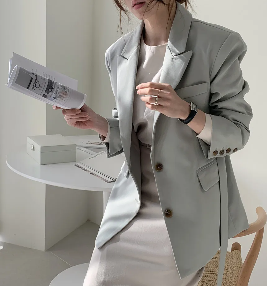 2021Autumn Women's Office Blazer Ladies Casual Long Sleeve Lapel Button Slim Work Office Blazer Jacket
2021Autumn Women's Office Blazer Ladies Casual Long Sleeve Lapel Button Slim Work Office Blazer Jacket