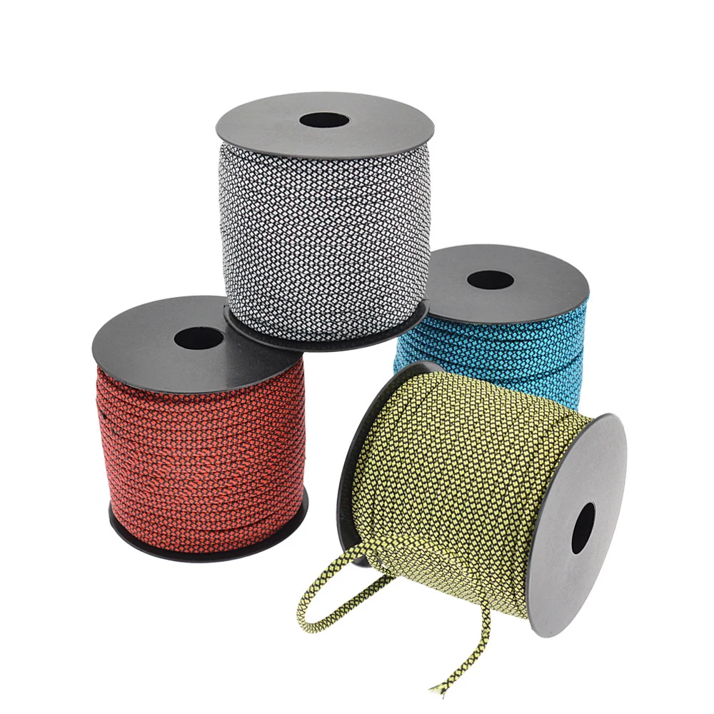 50m Reflective Paracord 4mm Paracord 7 Strand Outdoor Camping Rope Parachute Cord Lanyard Tent Multifunction
50m Reflective Paracord 4mm Paracord 7 Strand Outdoor Camping Rope Parachute Cord Lanyard Tent Multifunction