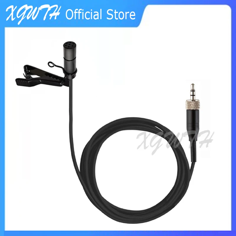 

Black Lapel Lavalier Microphone ME2 Condenser Omnidirectional Mic for Sennheiser G1 G2 G3 G4 Clip-On Wireless Microphones System